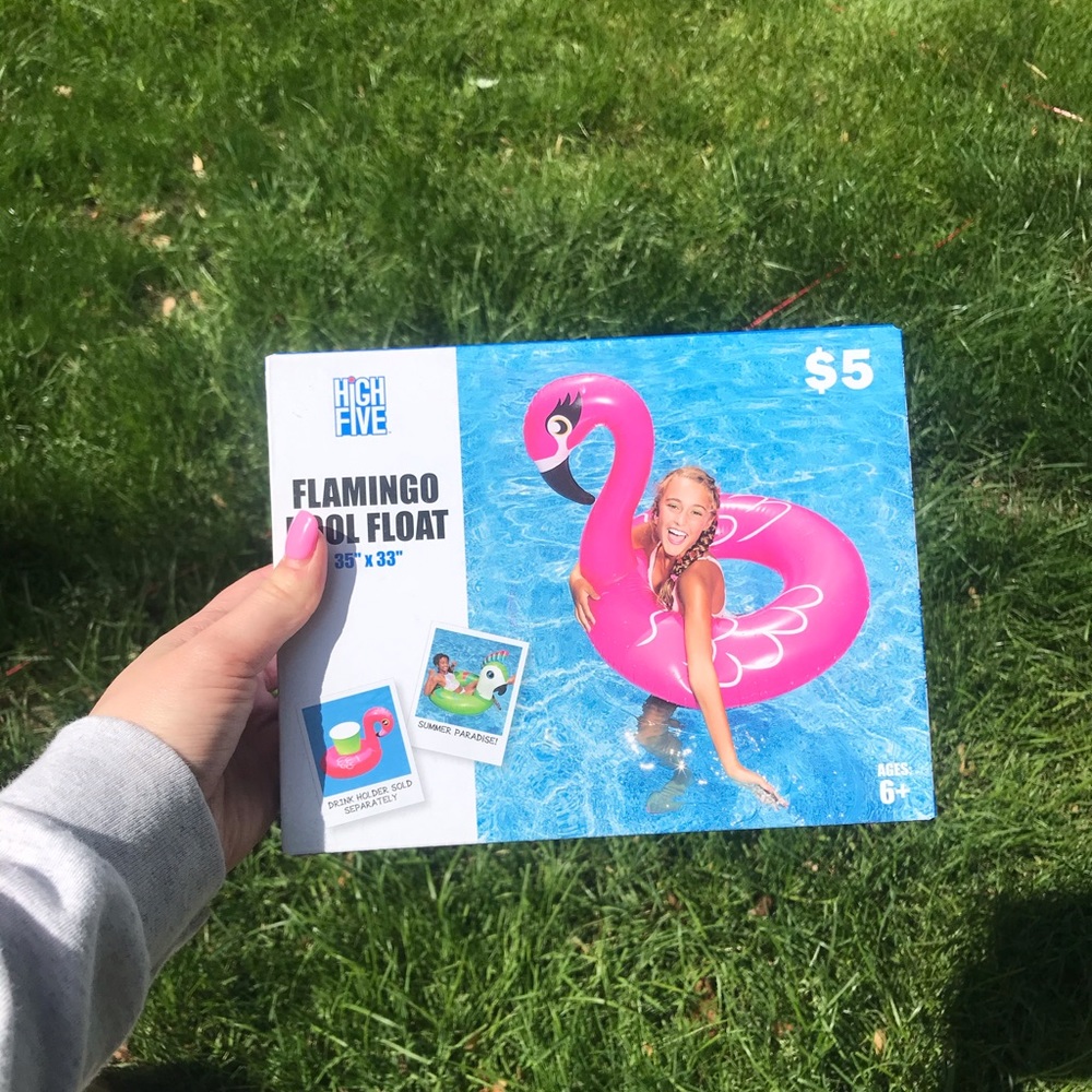 Flamingo pool float 🦩🌸⛱
